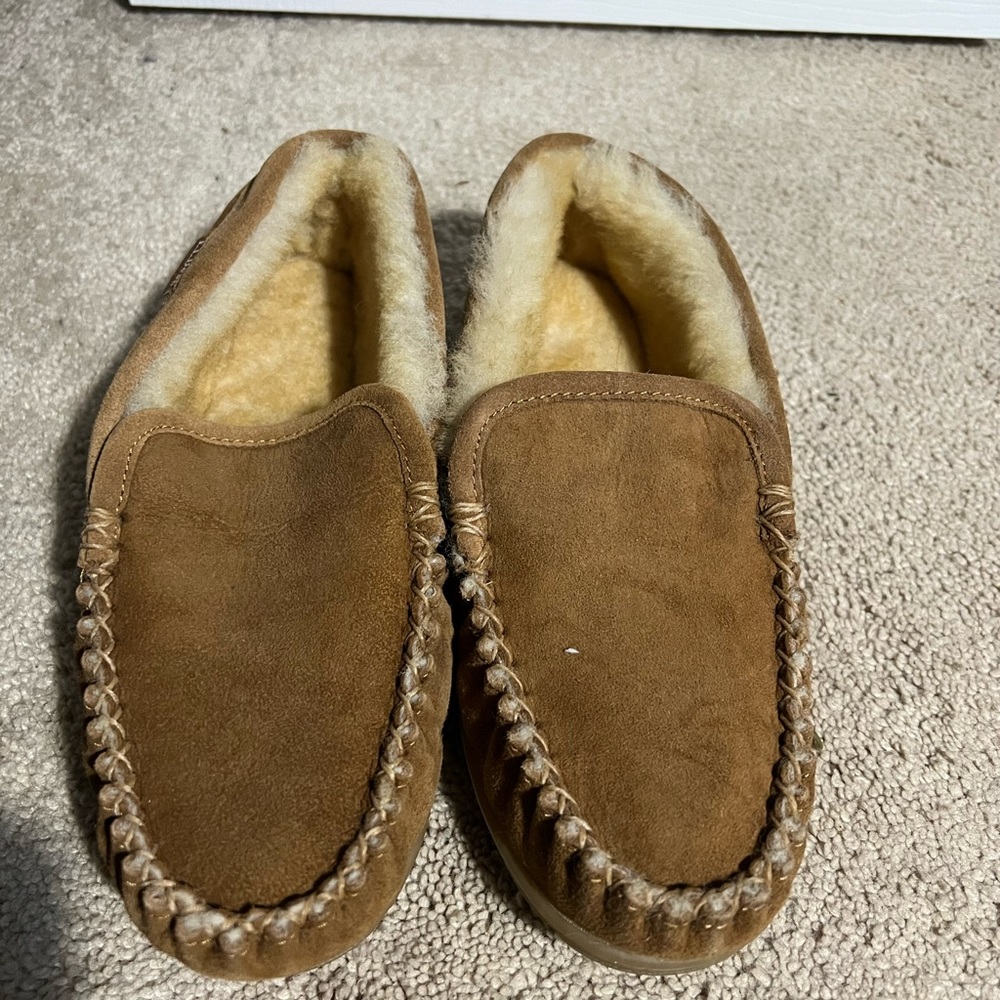 Fluffy loafers